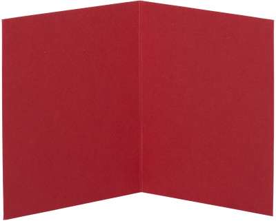 Ruby Red 100lb A2 Foldover Cards (4 3/8 x 5 7/16)