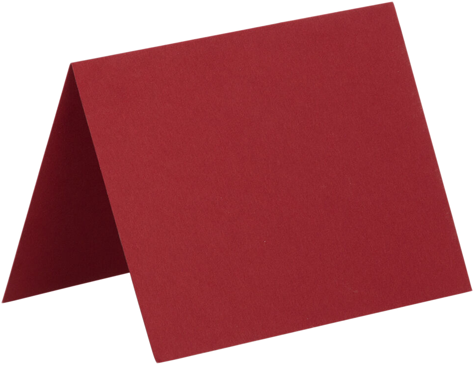 Ruby Red 100lb A2 Foldover Cards (4 3/8 x 5 7/16)