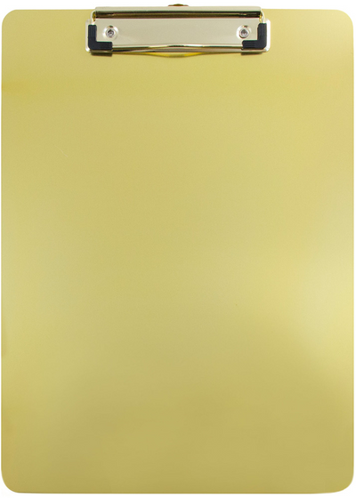 Gold Aluminum 9 x 13 Clipboards