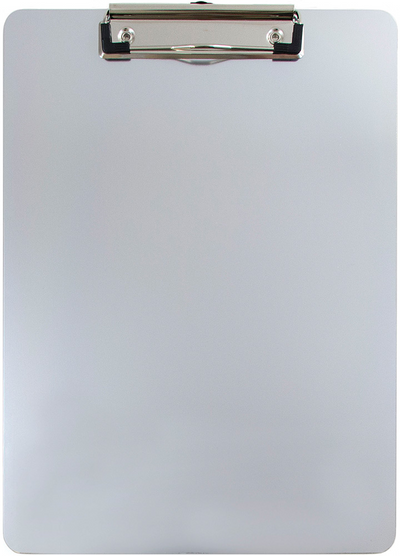 Silver Aluminum 9 x 13 Clipboards