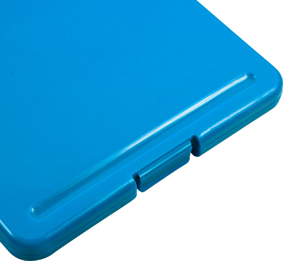 Blue 9 x 13 Plastic Clipboard Storage Box (3 Pack)