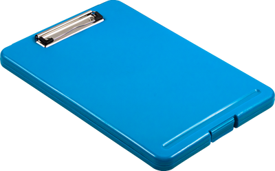 Blue 9 x 13 Plastic Clipboard Storage Box (3 Pack)