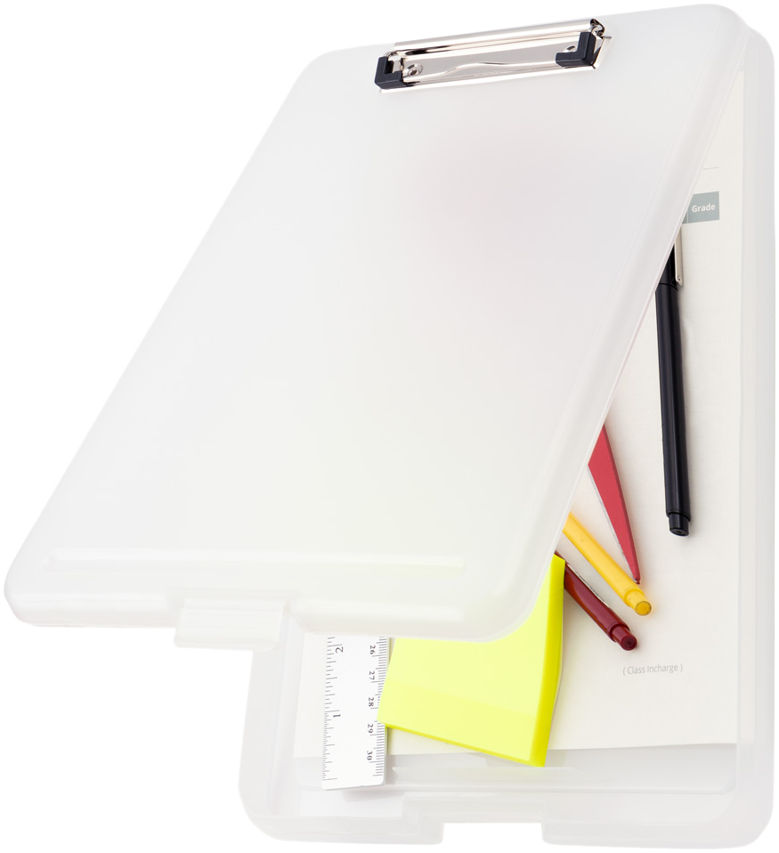 Clear 9 x 13 Storage Box Clipboards