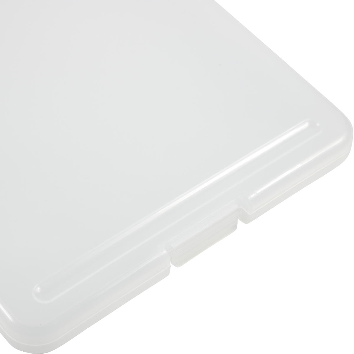 Clear 9 x 13 Plastic Clipboard Storage Box (3 Pack)