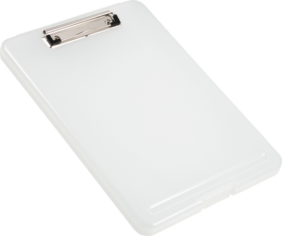 Clear 9 x 13 Plastic Clipboard Storage Box (3 Pack)