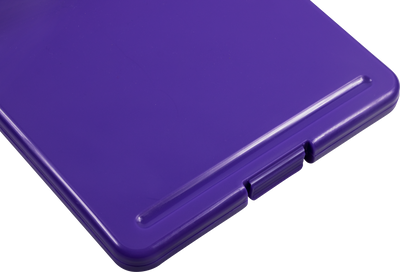 Purple 9 x 13 Plastic Clipboard Storage Box (3 Pack)