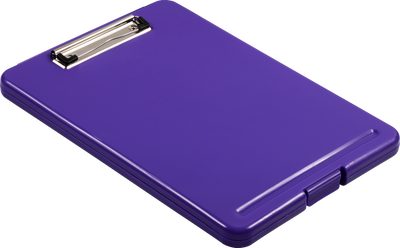 Purple 9 x 13 Plastic Clipboard Storage Box (3 Pack)