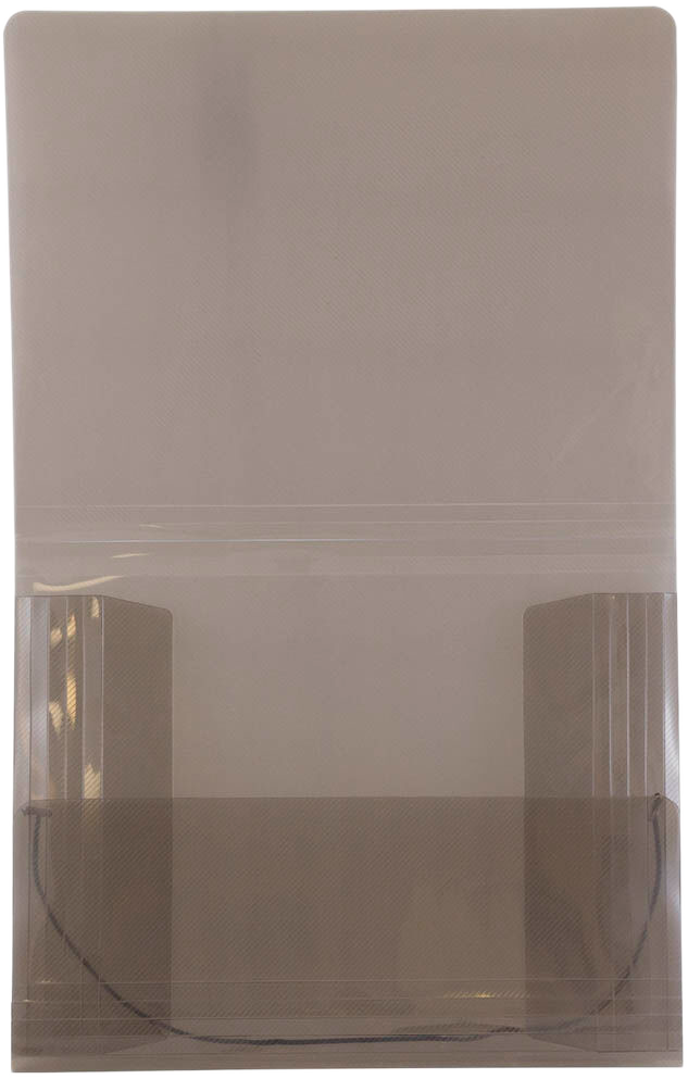 Smoke Gray Letter Booklet Action Cases with Elastic