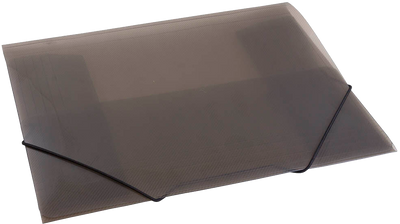 Smoke Gray Letter Booklet Action Cases with Elastic