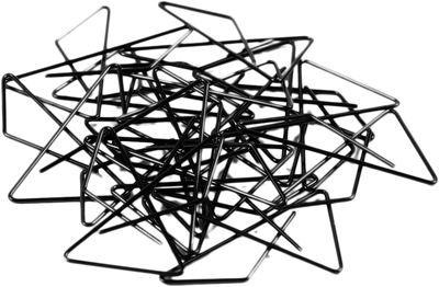 Black Butterfly Clips - 15 Pack