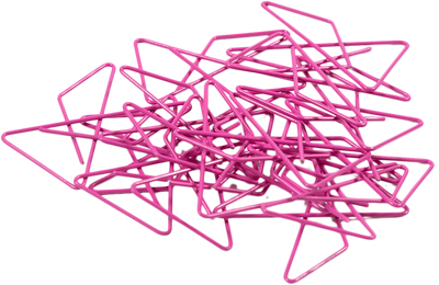 Hot Pink Butterfly Clips - 15 Pack