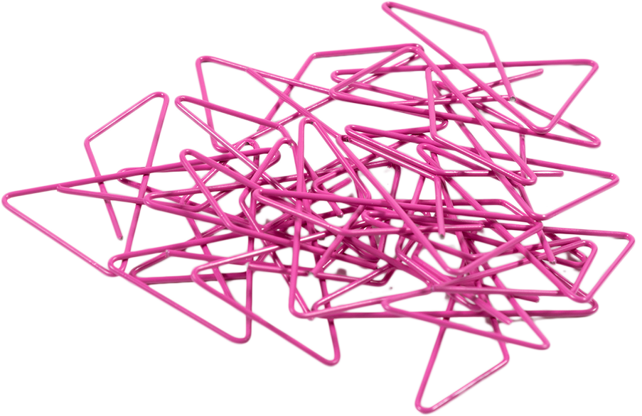 Hot Pink Butterfly Clips - 15 Pack