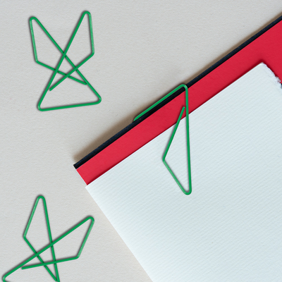 Green Butterfly Clips - 15 Pack