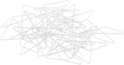 White Butterfly Clips - 15 Pack