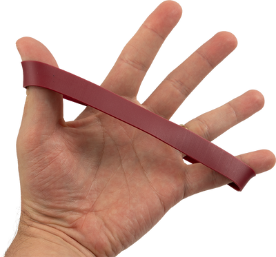 Burgundy Size 107 Rubber Bands - 50 Pack