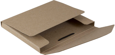 Natural Kraft 5 x 5 5/8 x 3/8 Elastic CD Portfolios