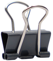 Gray X-Small 15mm Binder Clips - 30 Pack