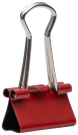 Red X-Small 15mm Binder Clips - 30 Pack
