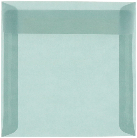 Ocean Blue Translucent 30lb 8 1/2 x 8 1/2 Square Envelopes