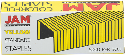 Yellow Staples - 5,000 Box