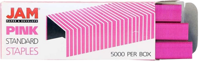Fuchsia Pink Office Set (Stapler, Tape Dispenser, and Black Staples)