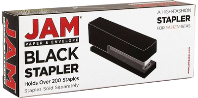Black Stapler and Staples Set