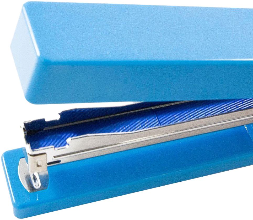 Blue Stapler and Staples Set