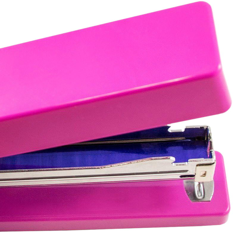 Pink Stapler and Purple Staples Set