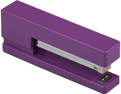 Purple Office Desk Set (Stapler, Tape Dispenser, and Pen Holder)