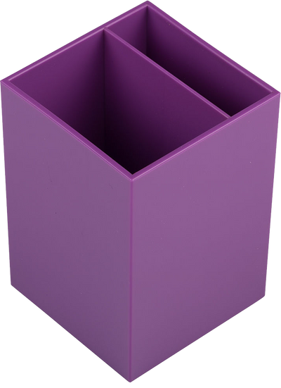Purple Office Desk Set (Stapler, Tape Dispenser, and Pen Holder)