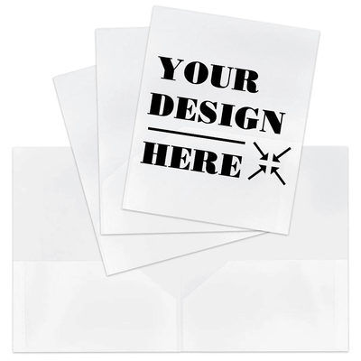 Clear 9 x 12 Plastic Heavy Duty Folders
