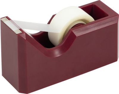 Burgundy Tape Dispenser