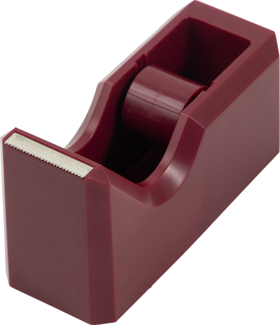 Burgundy Tape Dispenser