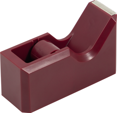 Burgundy Tape Dispenser