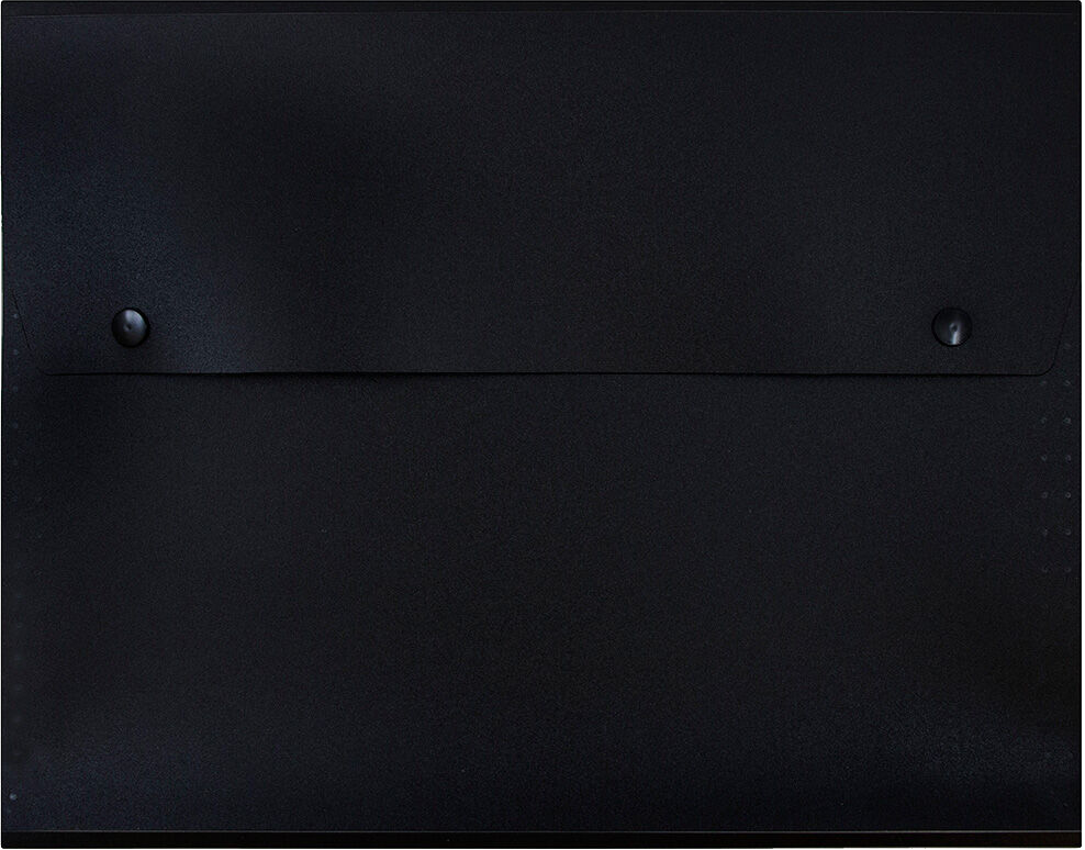 Black with Snap Letter Size 6 Pocket Expanding Files (9 x 13)