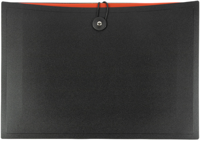 Black with Assorted Letter Size 12 Pocket Expanding Files (9 x 13)