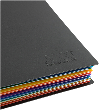 Black with Assorted Letter Size 12 Pocket Expanding Files (9 x 13)