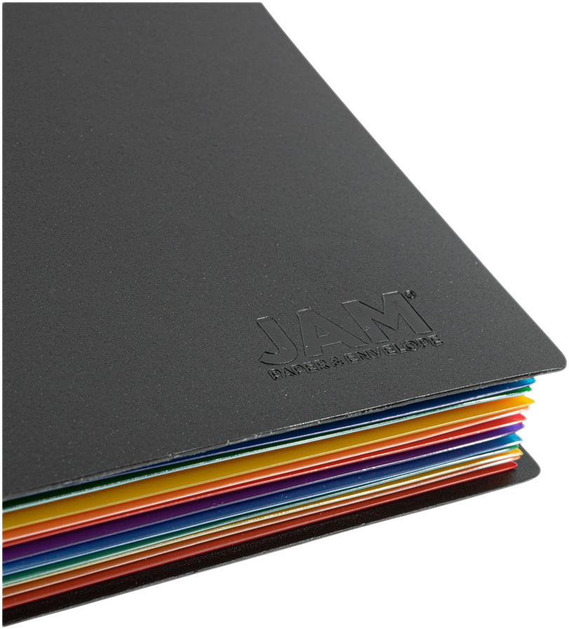 Black with Assorted Letter Size 12 Pocket Expanding Files (9 x 13)