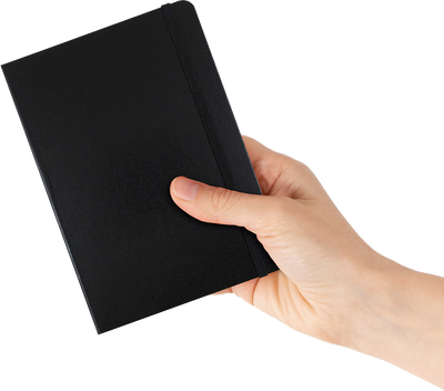 Black Medium 5 x 7 Notebooks (100 Lined Pages)