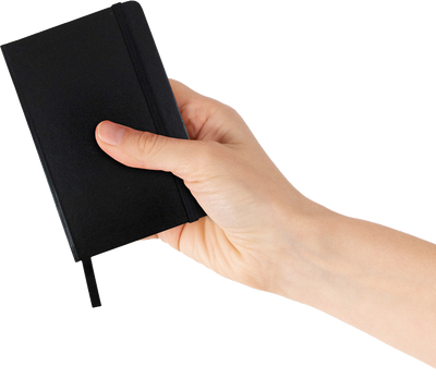 Black Small 3 3/4 x 5 5/8 Notebooks (100 Lined Pages)