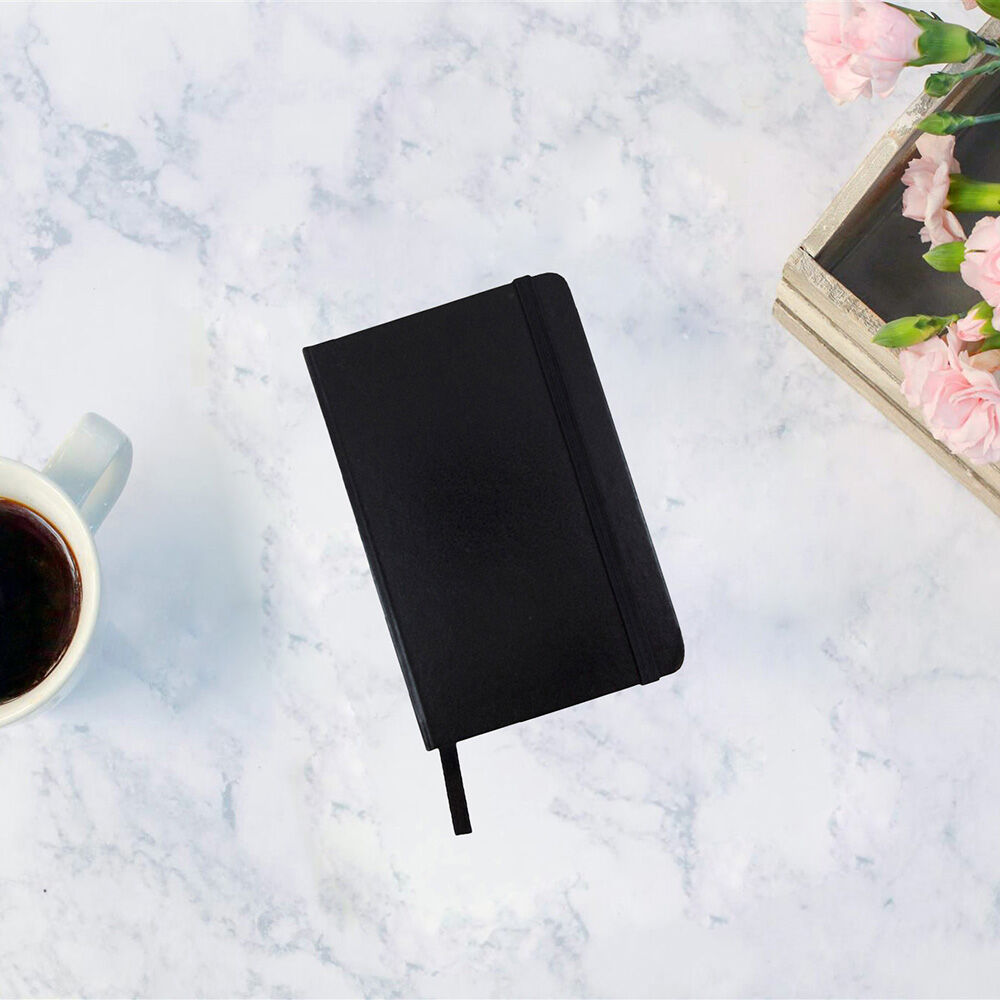 Black Small 3 3/4 x 5 5/8 Notebooks (100 Lined Pages)