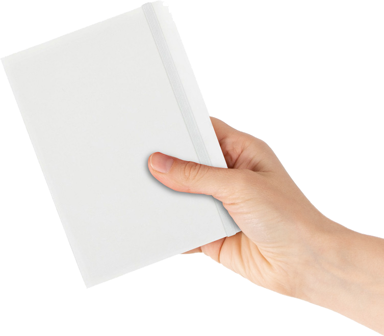 White Medium 5 x 7 Notebooks (100 Lined Pages)