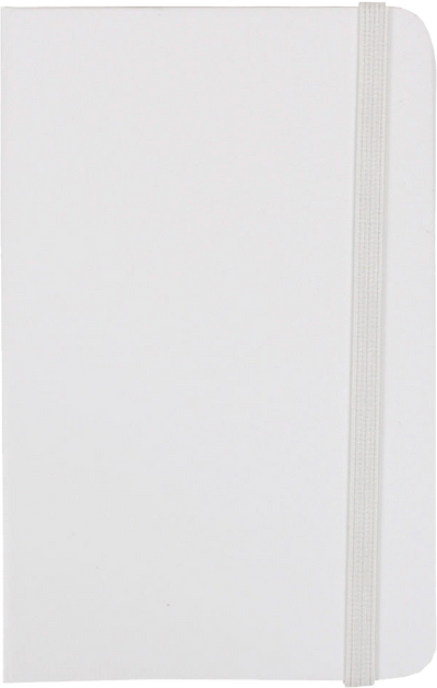 White Small 3 3/4 x 5 5/8 Notebooks (100 Lined Pages)