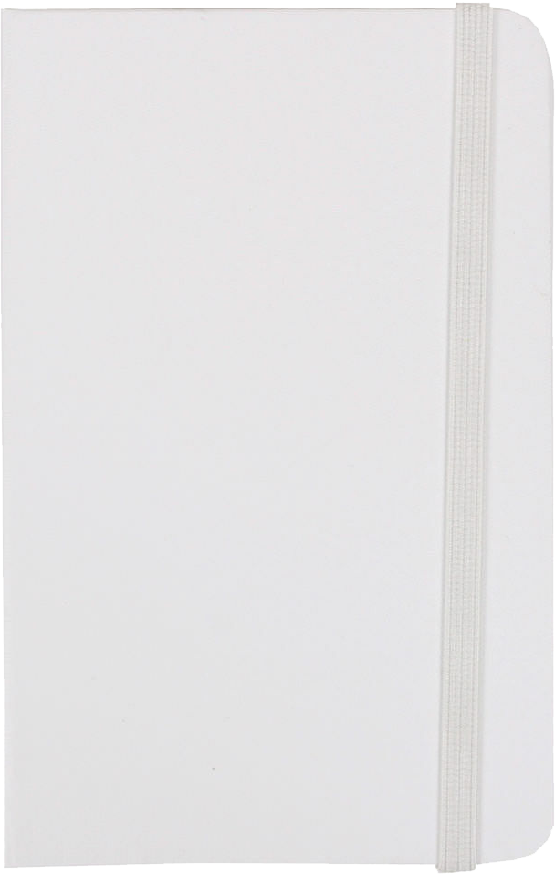 White Small 3 3/4 x 5 5/8 Notebooks (100 Lined Pages)