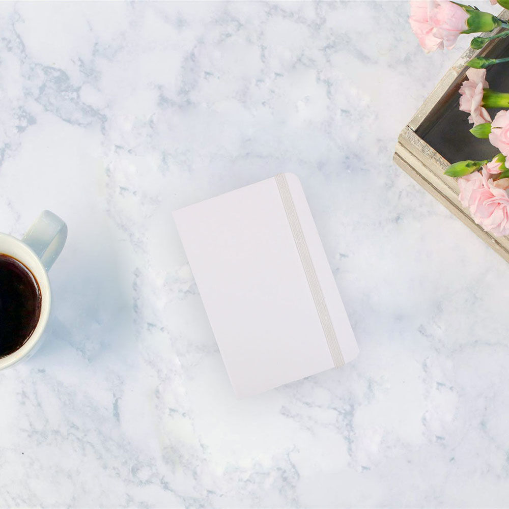 White Small 3 3/4 x 5 5/8 Notebooks (100 Lined Pages)