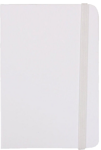 White Small 3 3/4 x 5 5/8 Notebooks (100 Lined Pages)
