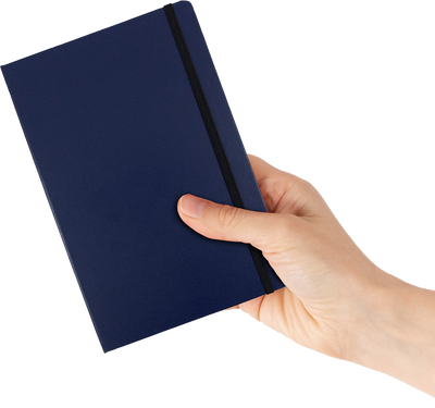 Blue Large 5 7/8 x 8 1/2 Notebooks (100 Lined Pages)