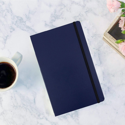 Blue Large 5 7/8 x 8 1/2 Notebooks (100 Lined Pages)