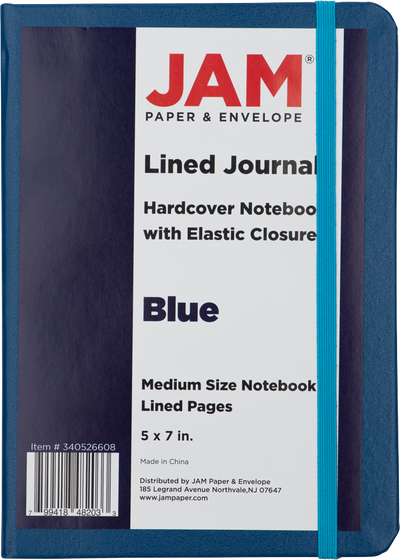 Blue Medium 5 x 7 Notebooks (100 Lined Pages)