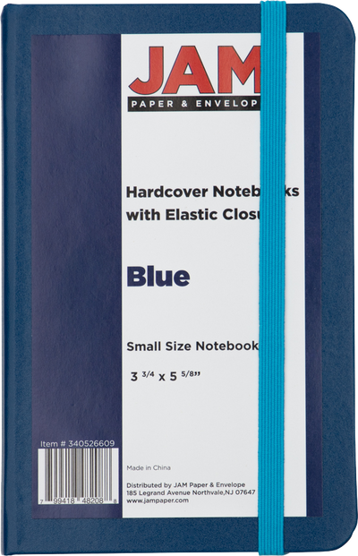 Blue Small 3 3/4 x 5 5/8 Notebooks (100 Lined Pages)
